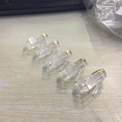安普一舟超五類非屏蔽水晶頭RJ45 S901A 高速網絡連接的可靠基石